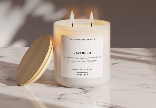 LAVENDER COCONUT WAX CANDLE